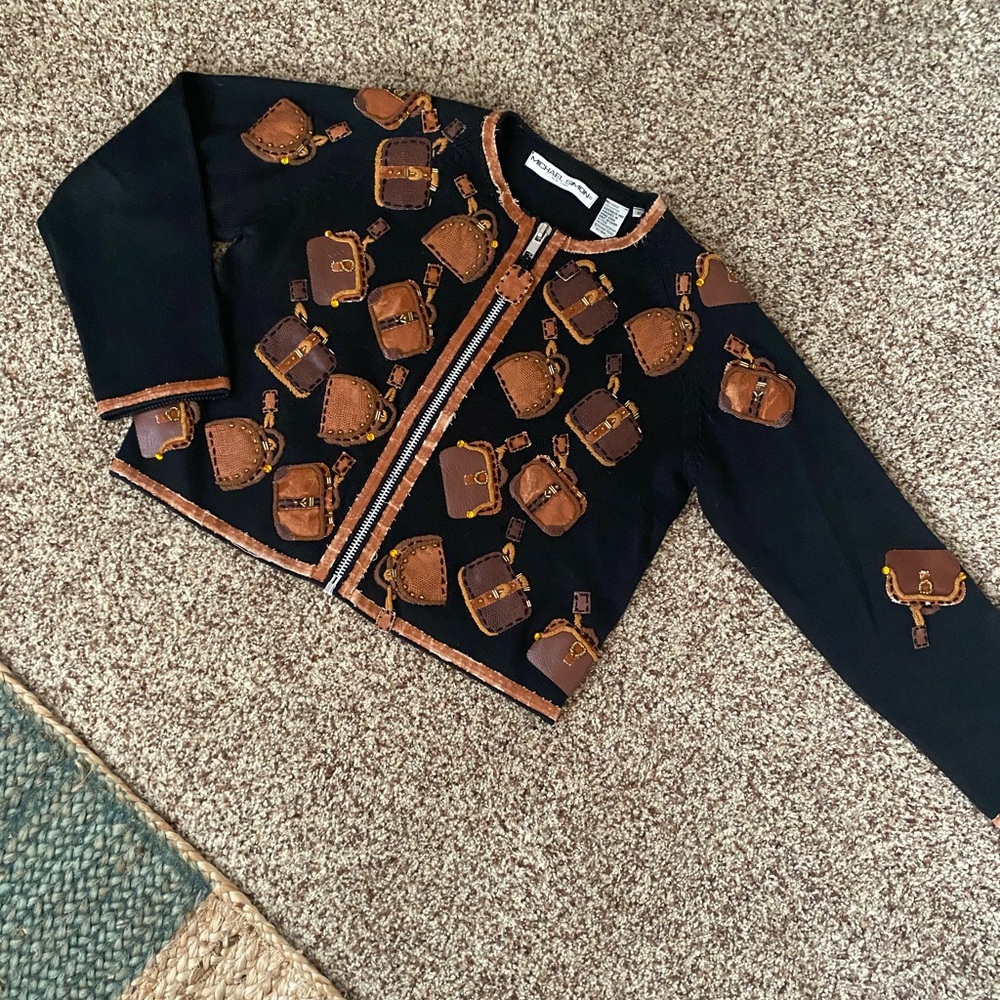 Michael Simon Designer Luggage Handbag Sweater